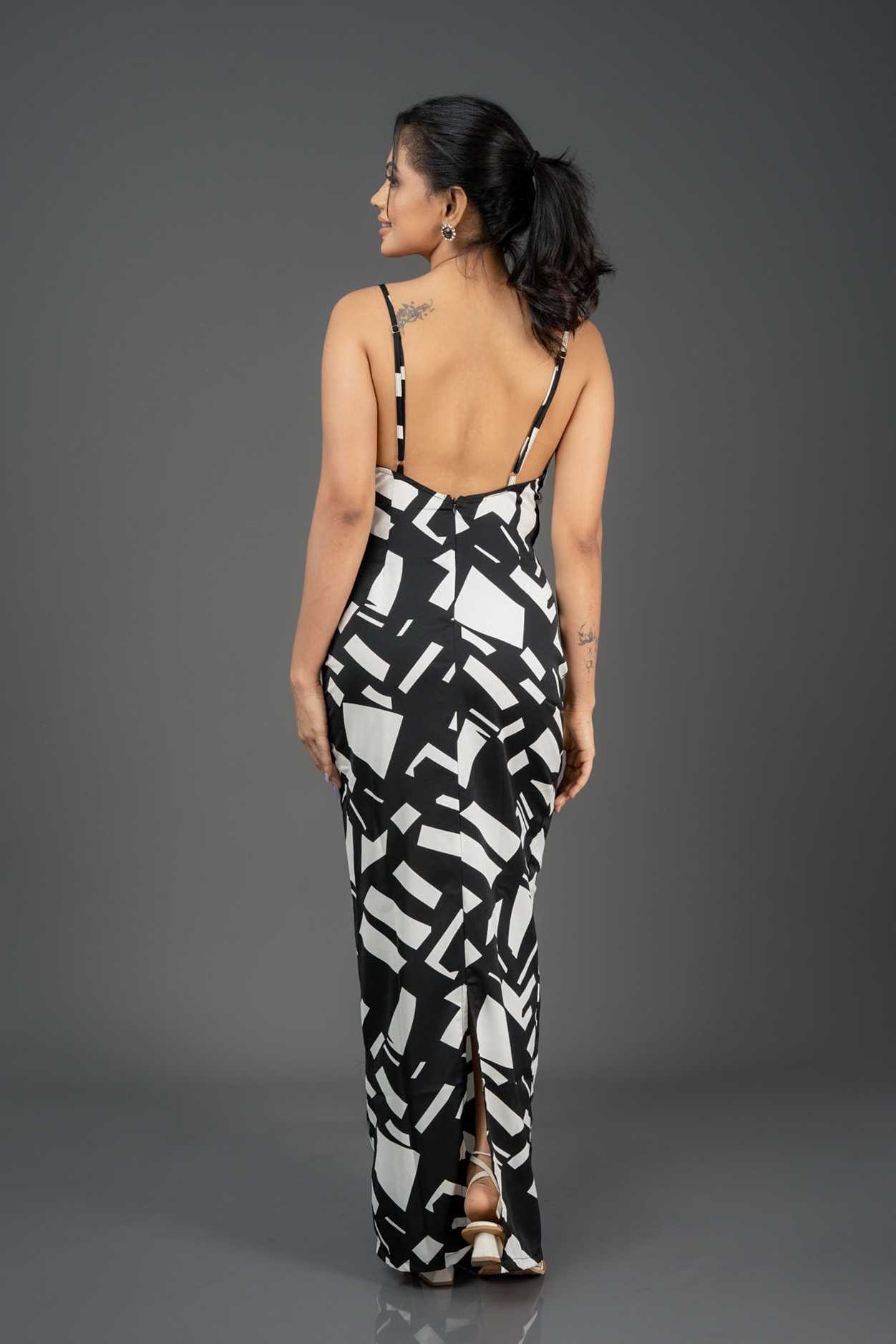 Cowl Neck Maxi Dress - Image 3